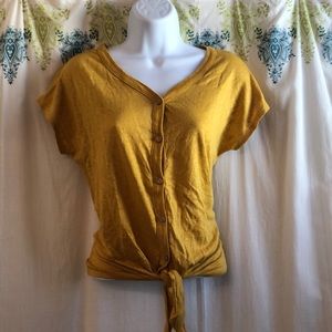 Rachel Zoe tie-front top